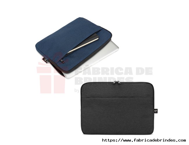 Pasta para notebook 14" em poliéster reciclado 600D de alta densidade