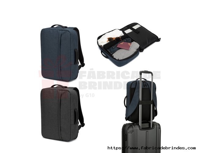 Mochila para Notebook 15.6" em Poliéster Reciclado 300D de Alta Densidade 15 L