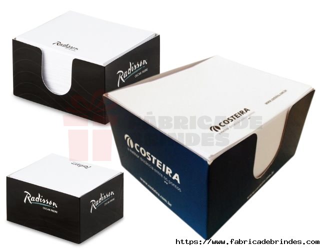 Bloco Caixa Personalizado