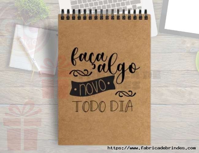 Blocos de Anota��es Personalizado em Papel Kraft