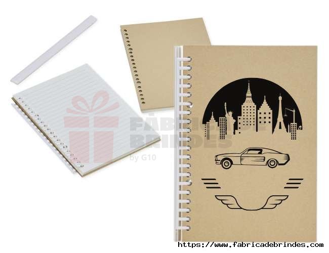 Caderno Kraft A5