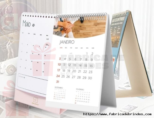 Calendário de Mesa Personalizado