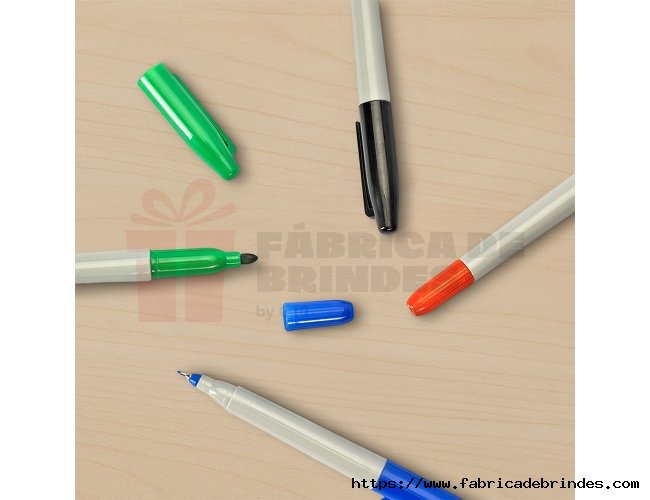 Caneta Marcadora Ponta Dupla