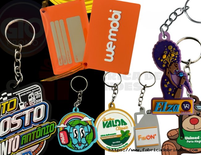 Chaveiro Emborrachado Personalizado