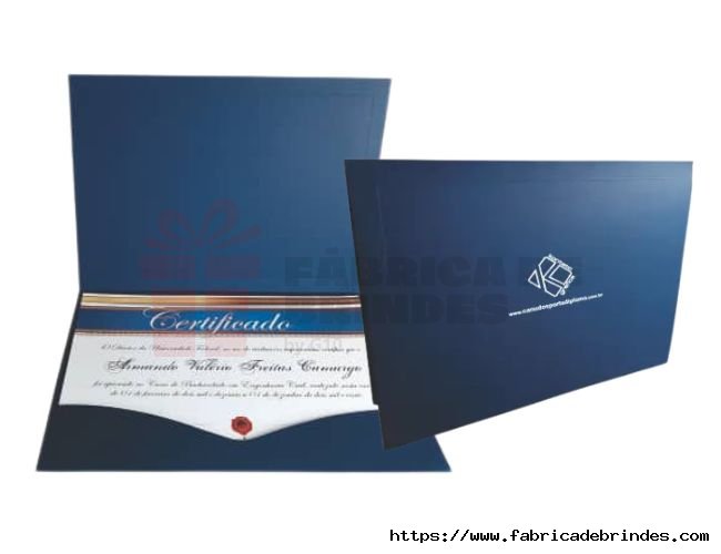 Porta Diploma em Carto Color Plus FBPC007