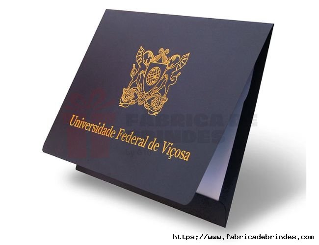 Porta Diploma em Carto Color Plus FBPC006